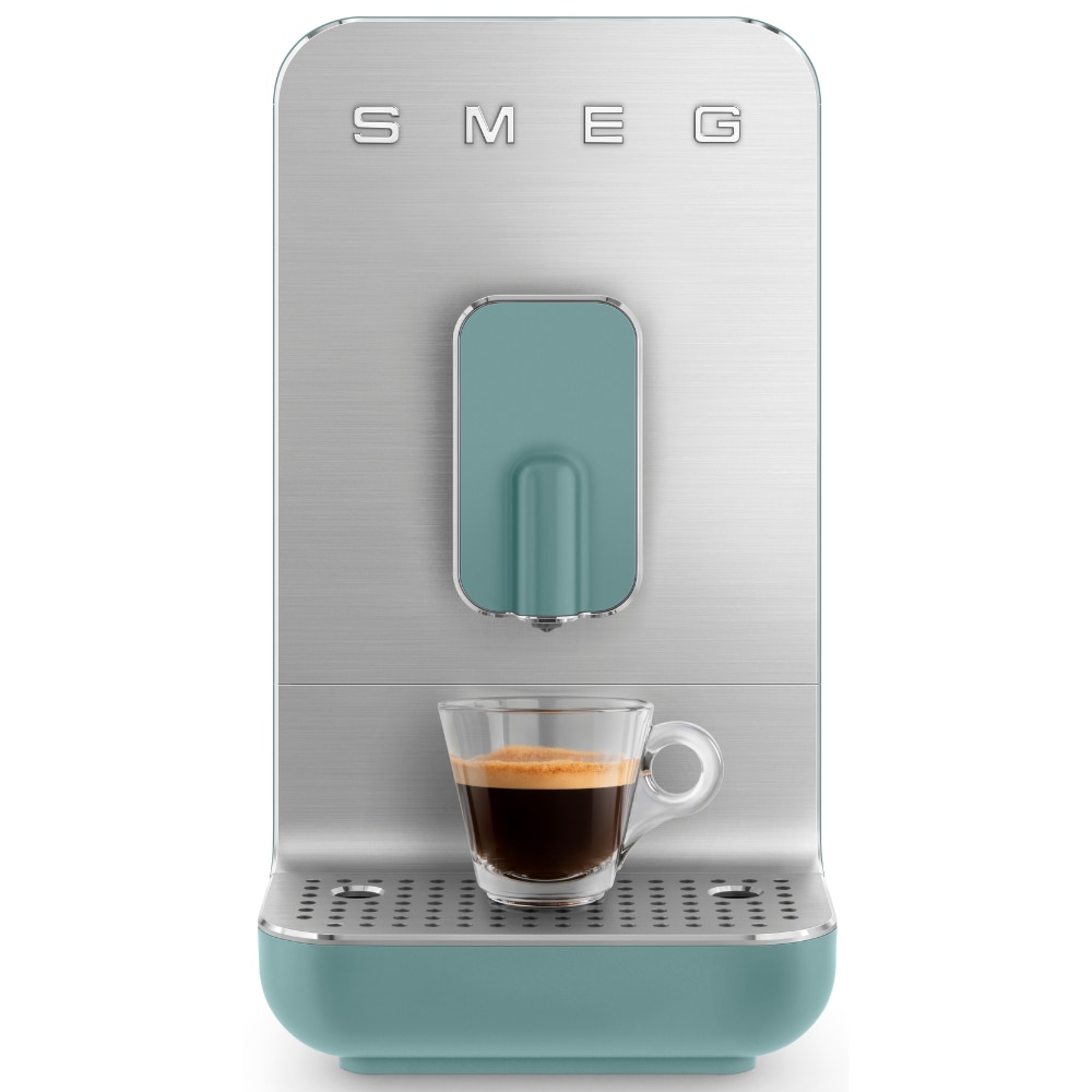 Автоматична еспресо кафемашина Smeg BCC01EGMEU, 50's Style, 1350 W, 19 ...
