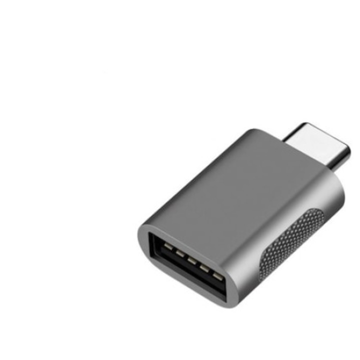Telefonadapter, USB-C USB 2.0, szürke