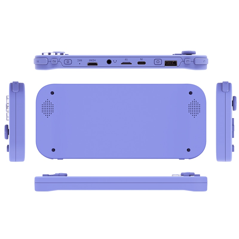 Consola de jocuri portabila, Stels, 5.1", 10000 de jocuri, Violet