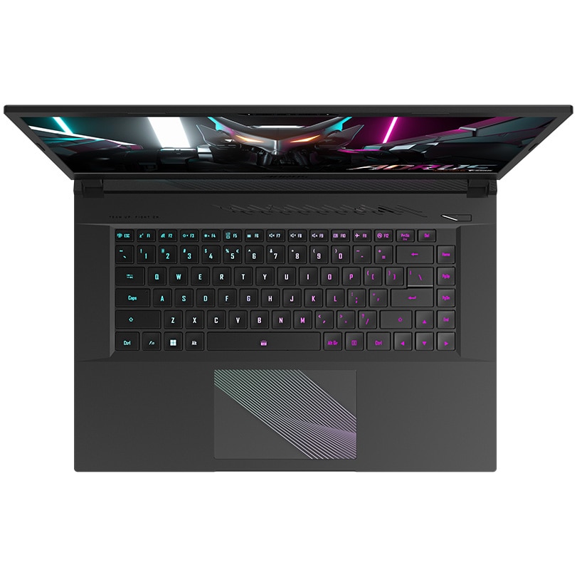 Laptop Gaming Gigabyte Aorus 15 9KF cu procesor Intel® Core™ i5-12500H pana la 4.50GHz, 15.6", Full HD, 144Hz, 16GB DDR5, 512GB SSD, NVIDIA GeForce RTX 4060 8GB GDDR6, No OS, Black
