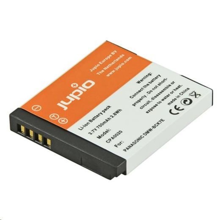 Baterie, Jupio, DMW-BCK7E, Pentru Panasonic, 750 mAh