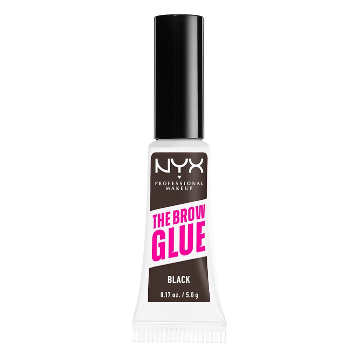 Mascara pentru fixarea sprancenelor NYX Brow Glue Stick, Black, 5 g