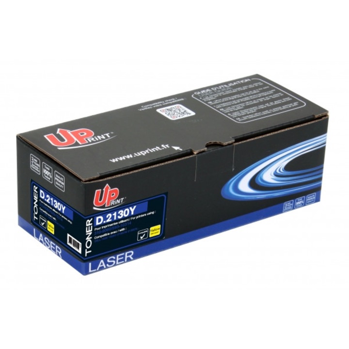 Uprint toner DLTU2130YUP sárga, 2500 oldal, kompatibili 593-10314, Dell 1320/1320C/2130CN/2135CN