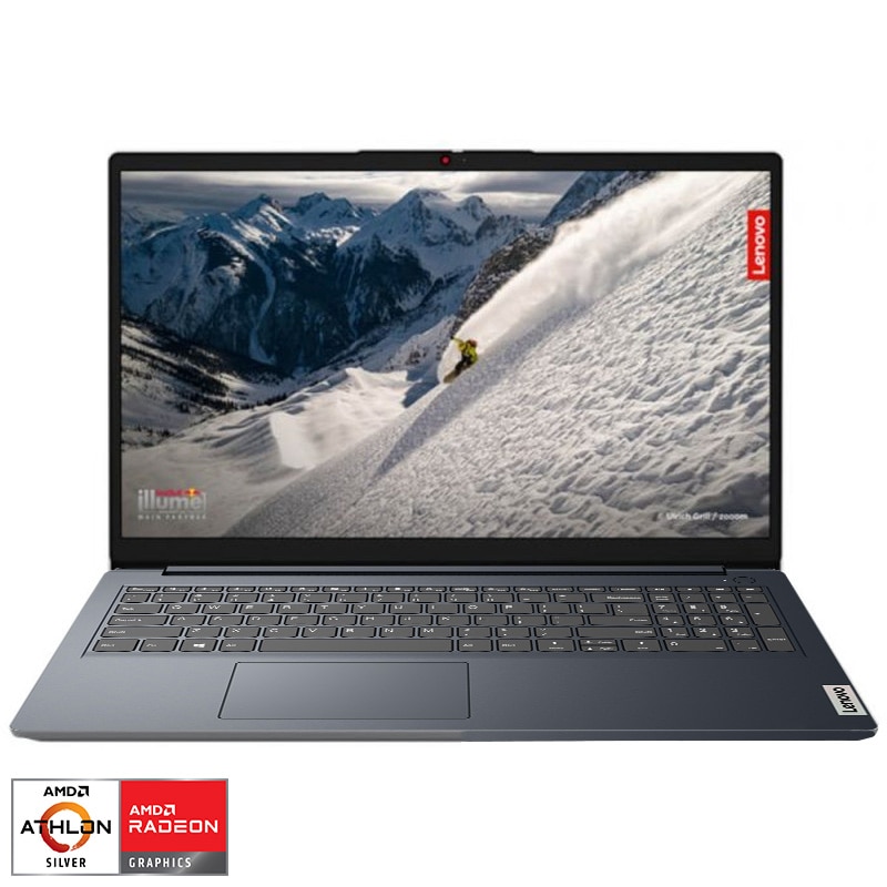 alarma Mănăstire Facețio grea  Laptop Lenovo IdeaPad 1 15AMN7 cu procesor AMD Athlon™ Silver 7120U pana la  3.50 GHz, 15.6