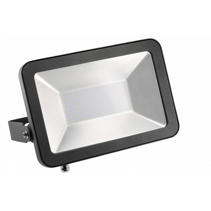 Proiector LED, slim, 100 W, 10000 lumeni, IP 65, unghiul fasciculului 120° lumina neutra-4000k