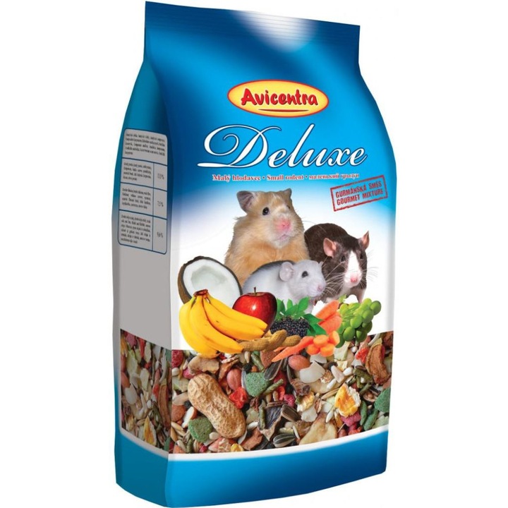 Hrana pentru rozatoare Avicentra, Deluxe, Small Rodent, 1kg