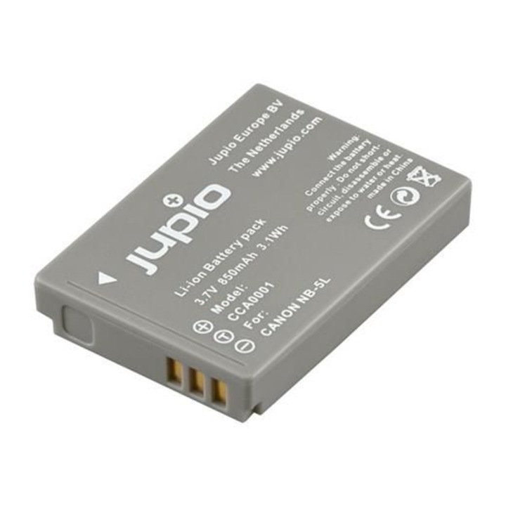 Baterie, Jupio, NB-5L, Pentru Canon, 850mAh