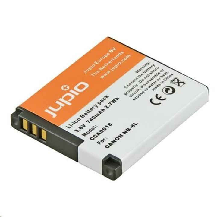 Baterie, Jupio, NB-8L, Pentru Canon, 740 mAh