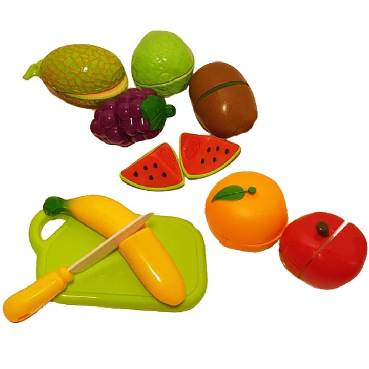 RCO VG1002 gyümölcs darabos készlet, vágáshoz, többszínű, 10db