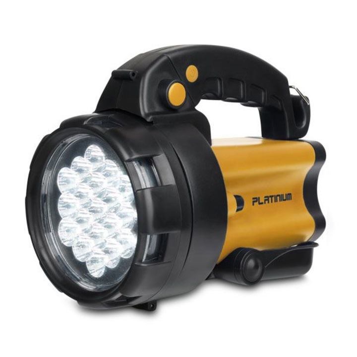 LED фенерче, платина, черно/жълто