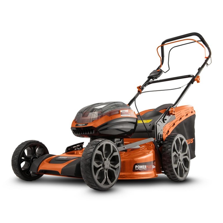Masina de tuns iarba pe acumulator Powerplus POWDPG7568, taiere cu lama, latime taiere 510mm, inaltime taiere 30-80mm, 40v, acumulator si incarcator neinclusi