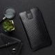 Калъф за затваряне с велкро от еко кожа, съвместим с Xiaomi Poco F5 Pro, 170 × 89 мм, щипка за колан, пълна защита, карбонова вложка, универсален, технология за оптимална защита, черен