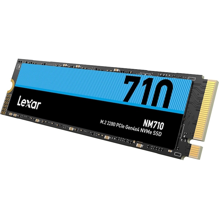 SSD диск LEXAR LNM710 1TB, PCIe Gen 4X4 M.2 NVMe, up to 5000 MB/s read and 4500 MB/s write