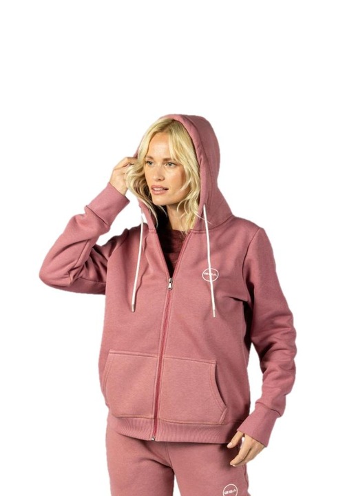 Hanorac dama GSA Sport, Bumbac, Roz, Roz
