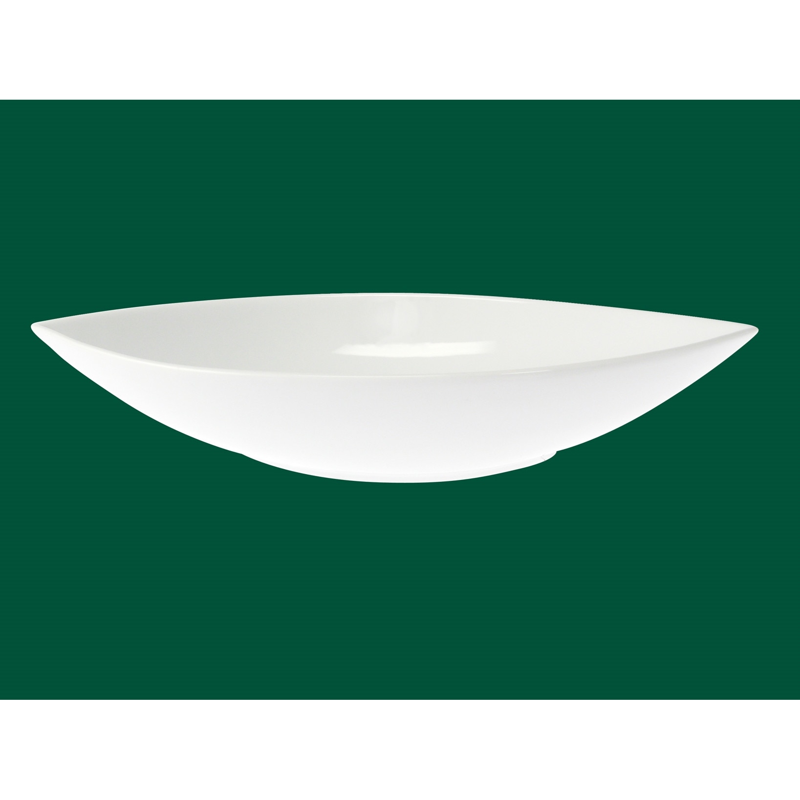 Комплект от 6 порцеланови купи във формата на лодка 20x10x3 см, бели ...