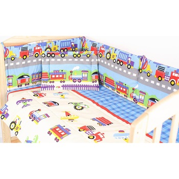 Aparatoare patut, masinute crem, 180x30 cm Aparatoare patut, masinute crem, 180x30 cm