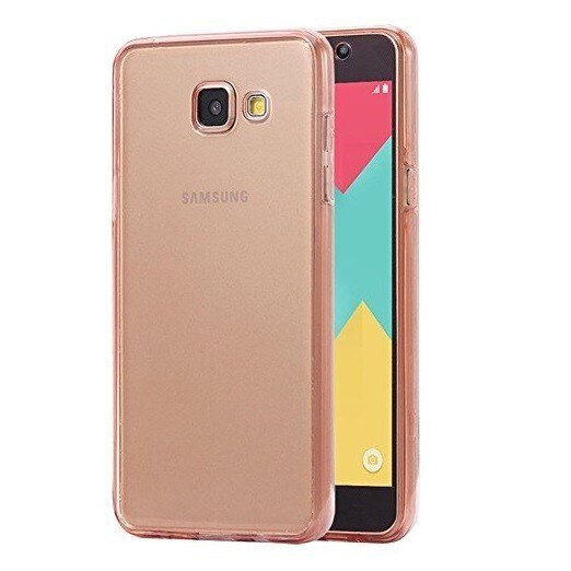 Husa Full TPU 360° (fata + spate) pentru Samsung Galaxy A3 (2017) / A320, TPU 0.3 mm, rose gold