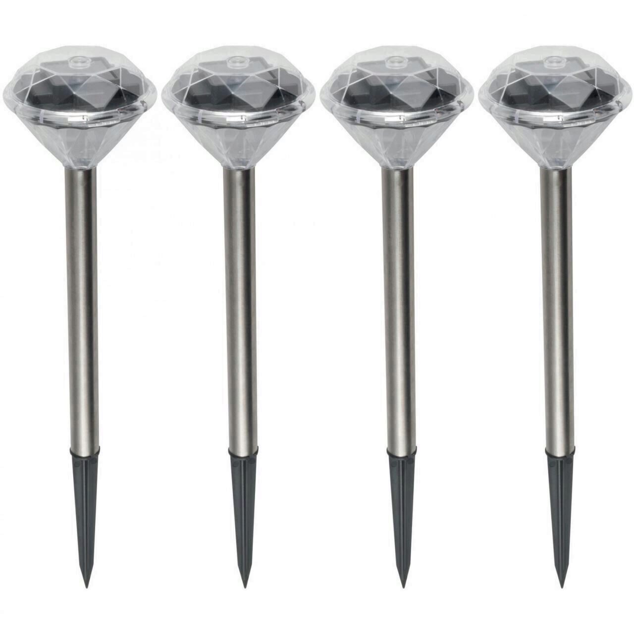 Set 4 lampi solare Home MX 802/4, inaltime 34.5 cm