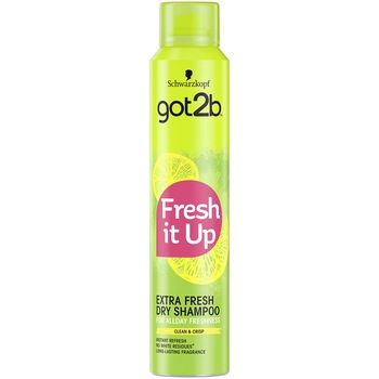 Sampon uscat Got2B Extra Fresh, pentru prospețime, 200 ml Sampon uscat Got2B Extra Fresh, pentru prospețime, 200 ml