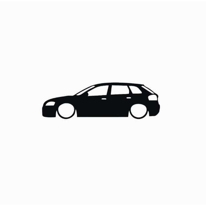 Sticker Audi A3 15x4.6 cm, Creative Rey®