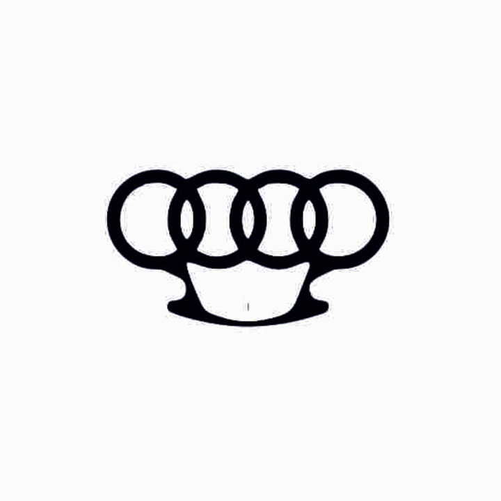 Sticker Audi Hit 15x8.3 cm, Creative Rey®