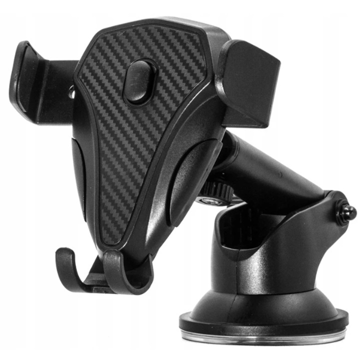 Suport auto telefon brat ajustabil rotire 360 grade cu ventuza