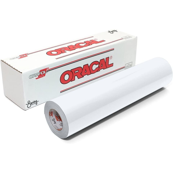 Oracal 641 matrica, fényes fehér, 1 x 1,26 m