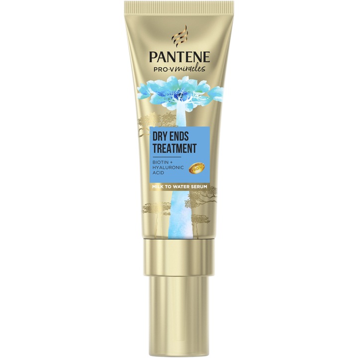 Ser hidratant Pantene Pro-V Miracles Hydra Glow penru varfuri despicate, fara clatire, 75 ml