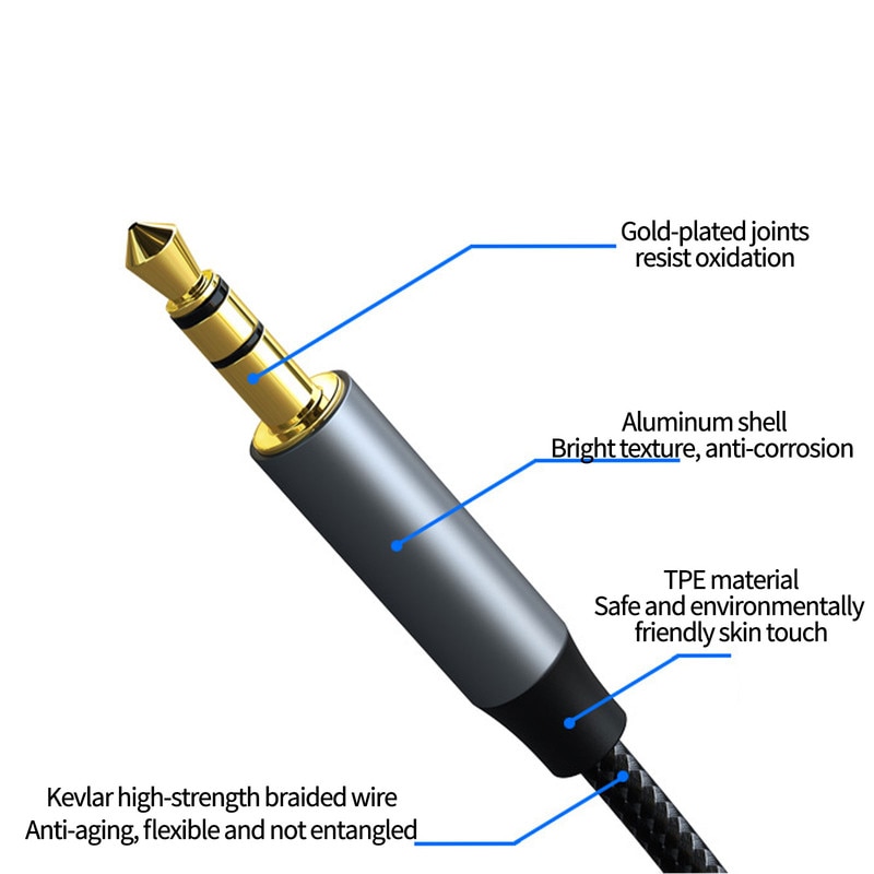 Cablu Audio Jack 3 5mm 2m CeruleTree EMAG Ro