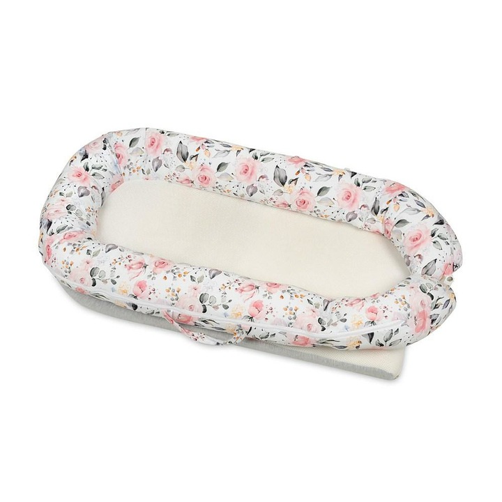 Babaágy, BabyMatex, Pamut, 50x90 cm, Fehér