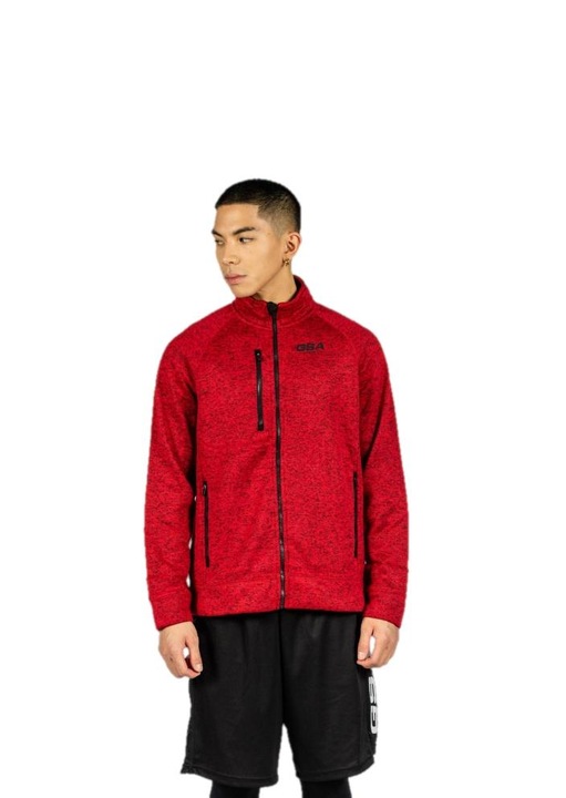 Jacheta barbati GSA Sport, Poliester, Rosu, Rosu