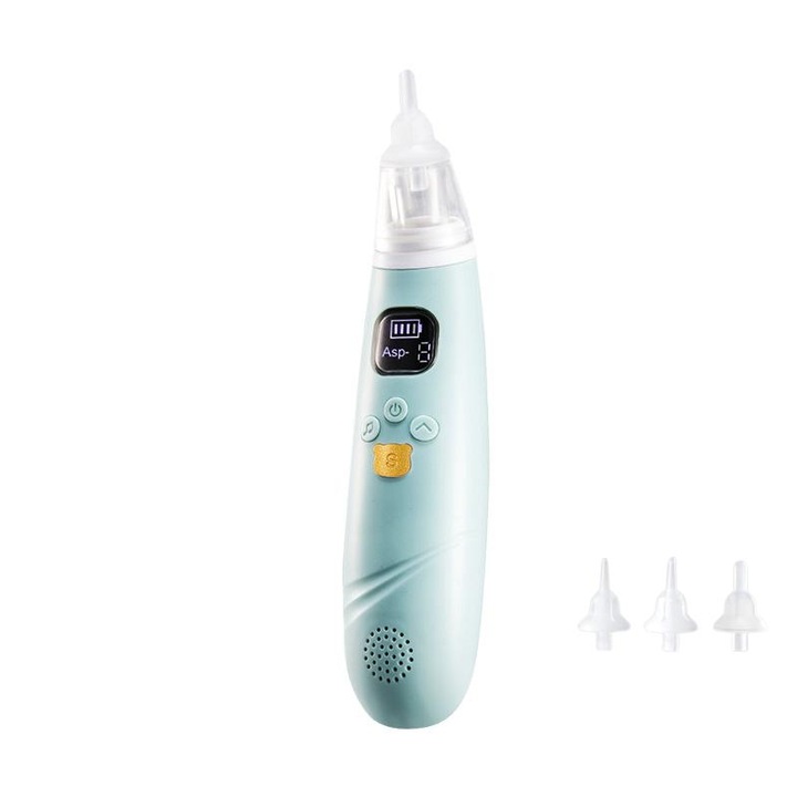 OEM Gyermek orrszívó, 3 fej, ABS/polikarbonát/szilikon, kék