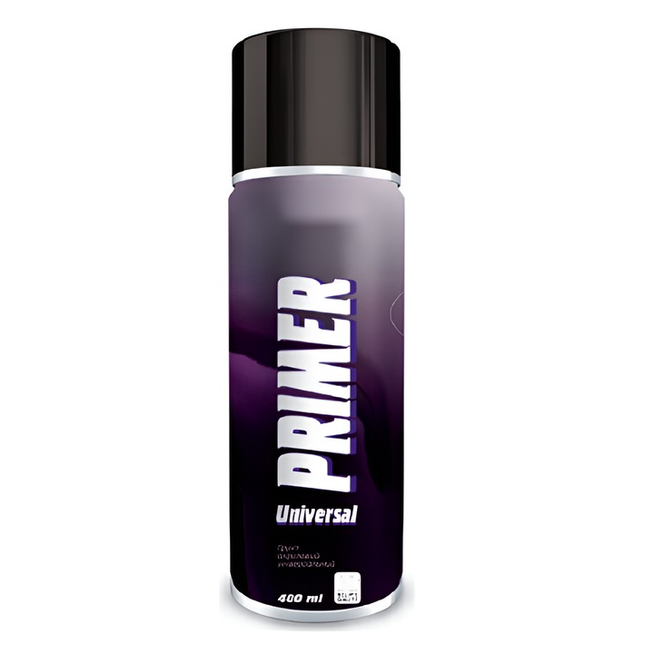 Spray vopsea Grund Universal Negru 468, 400 ml