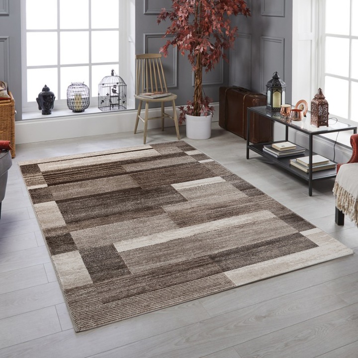 Marc O`Polo Cubi Beige szőnyeg, 70x100 cm, 2800 g/m2, 100% polipropilén