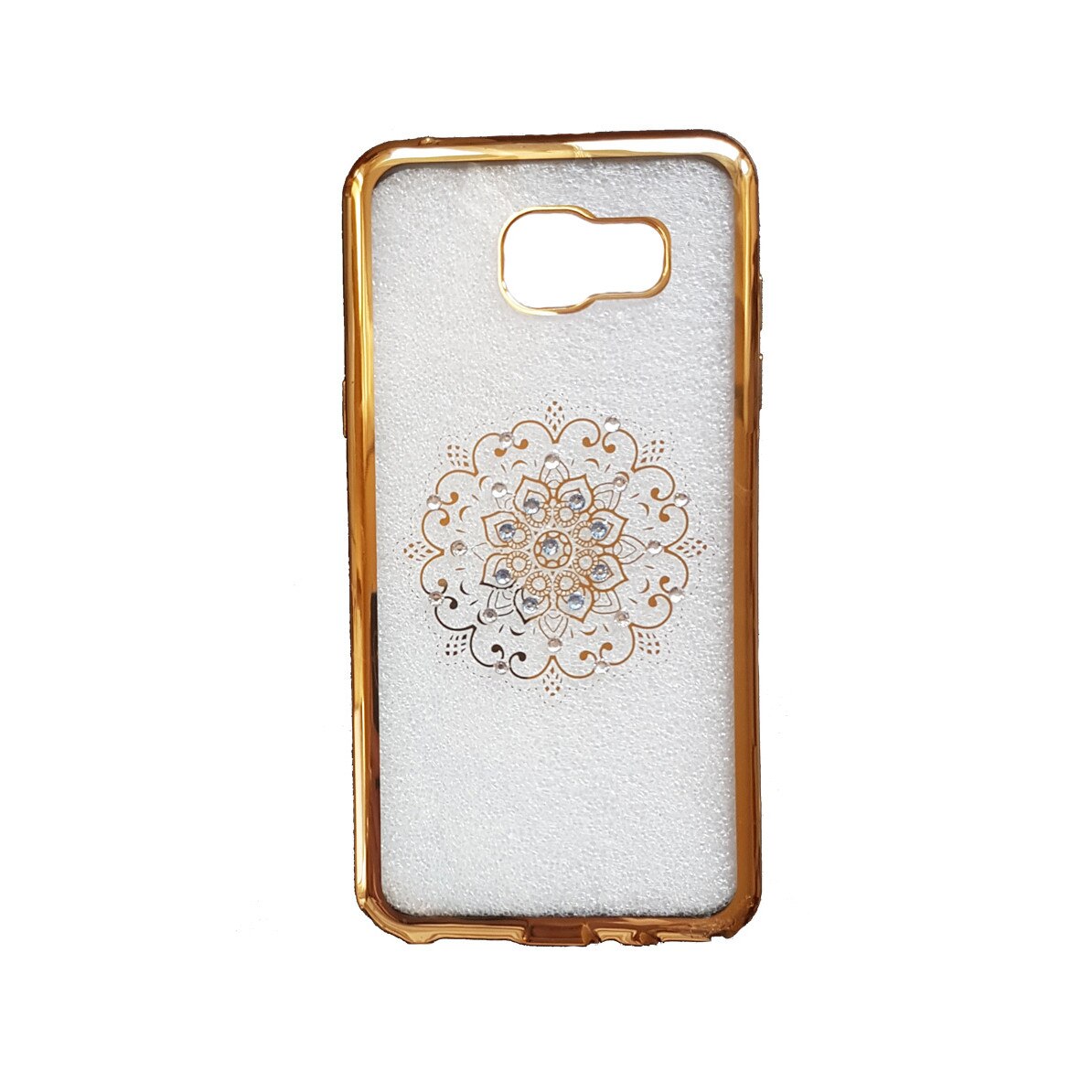 Husa silicon pietricele margine Samsung A5 (2016) floare