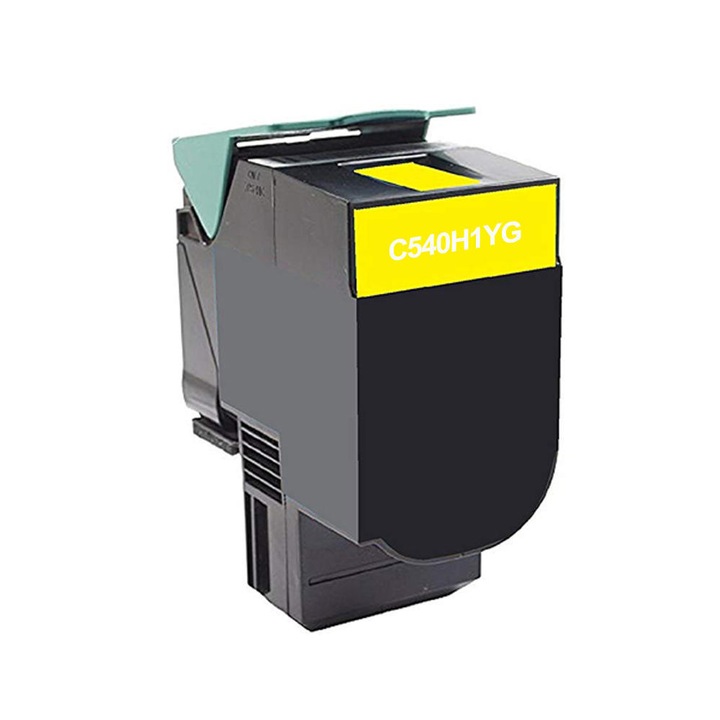 Cartus toner, TIN, compatibil cu LEXMARK C540A1YG / C540H1YG / C540H2YG / C544X1YG / C544X2YG, yellow, 2000 pagini