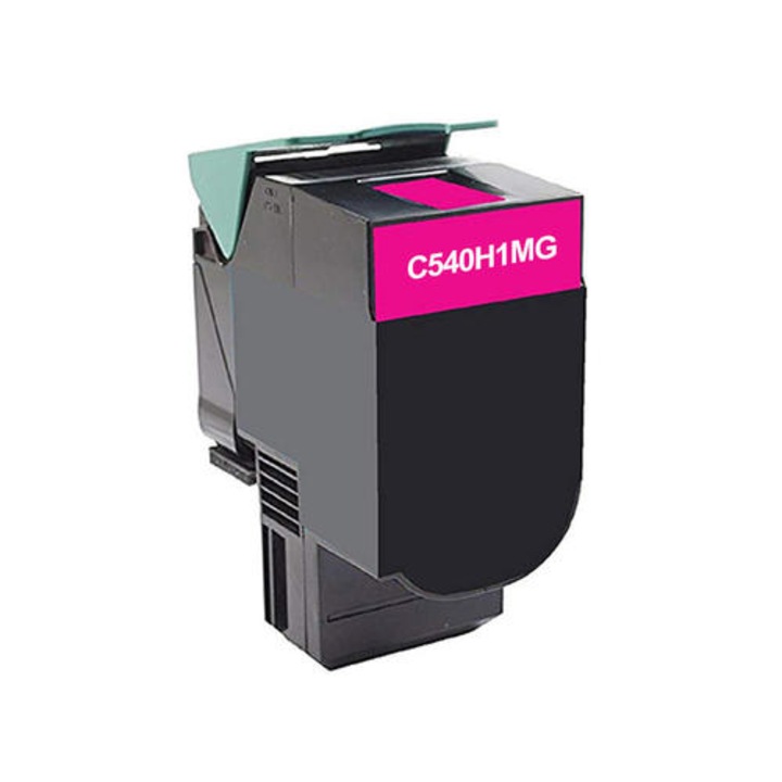 Cartus toner, TIN, compatibil cu LEXMARK C540A1MG / C540H1MG / C540H2MG / C544X1MG / C544X2MG, magenta, 2000 pagini