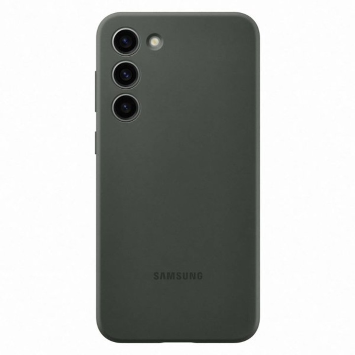 Кейс за Samsung Galaxy S23 Plus силиконов капак каки