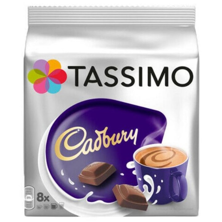 Горещ шоколад Tassimo Jacobs Cadburry, 8 капсули, 240гр