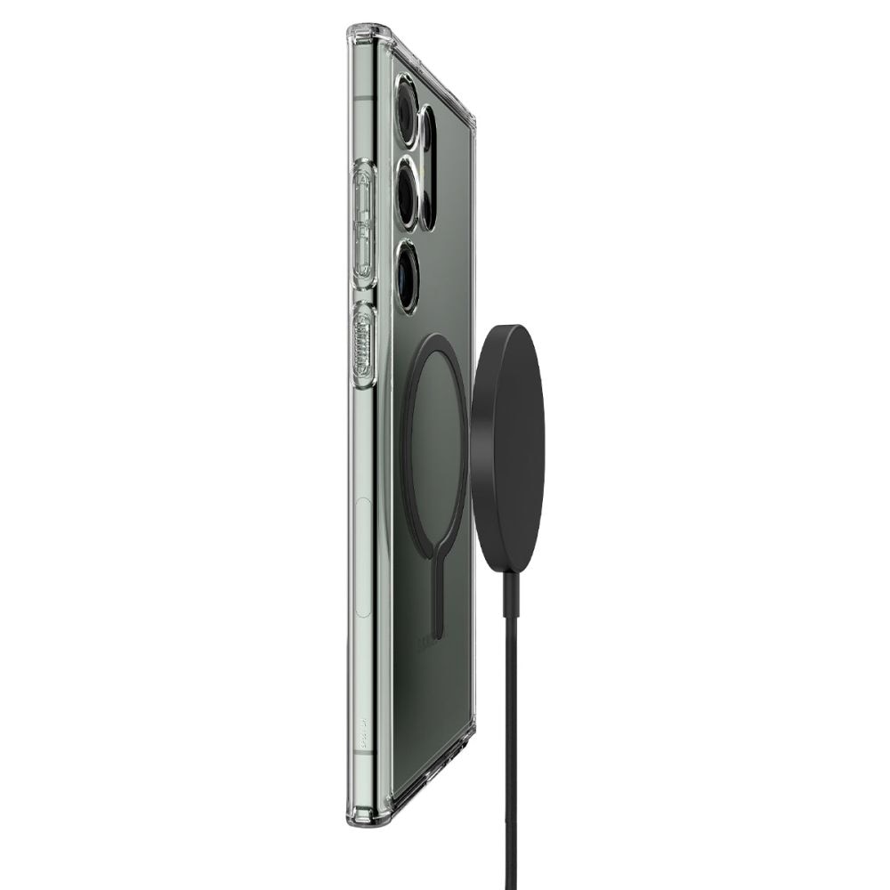 Carcasa Spigen Ultra Hybrid OneTap Ring MagSafe compatibila cu Samsung Galaxy S23 Ultra Black