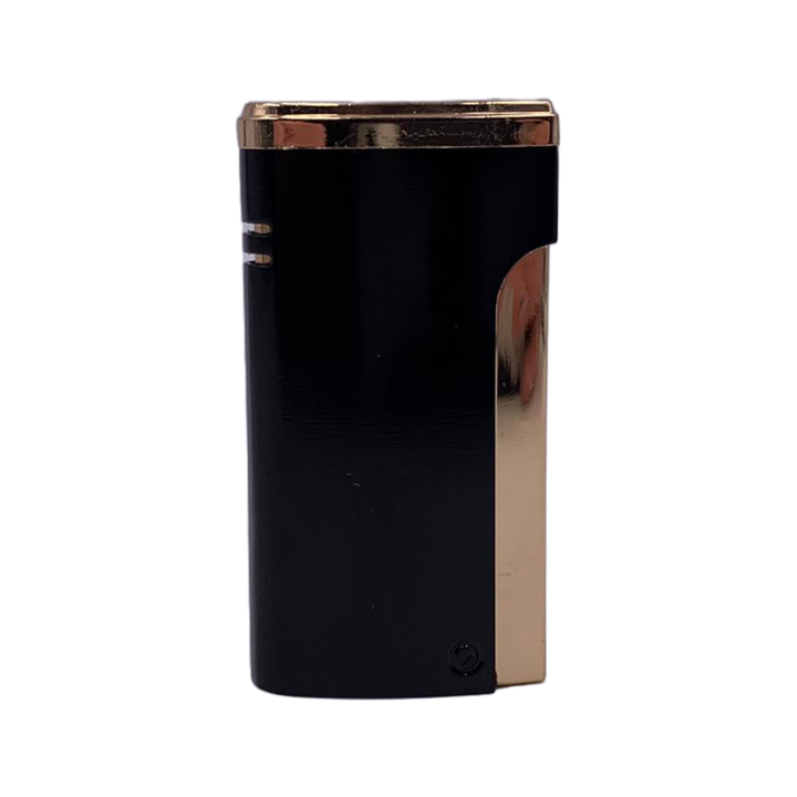 Bricheta cu Gaz, Model Robust, Aprindere Tragaci, Antivant, Reincarcabila, Flacara Ajustabila, Metalica, Negru, Dalimag