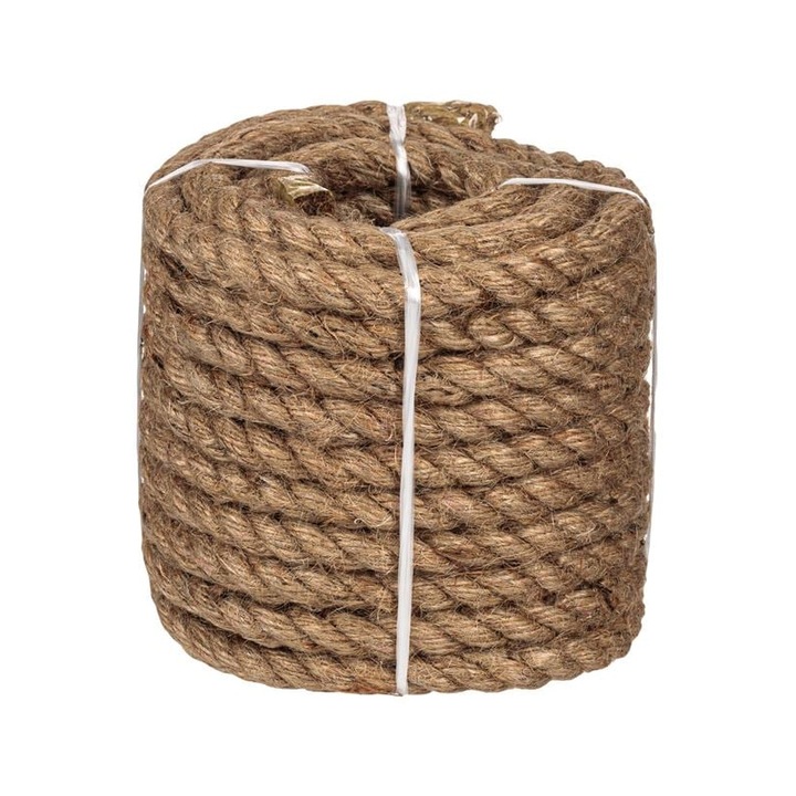 Funie decorativa, Bumbac, 12 m, Bej