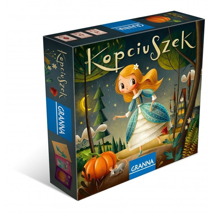 Игра Пепеляшка, Inny, Cardboard, включен 3D часовник, 4 години+, Многоцветна