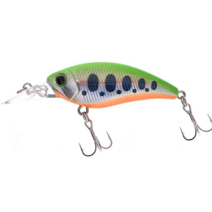 Vobler D-3 Custom Balkid 40S 4cm 4g #2, pentru pescuit la pastrav, clean sau biban