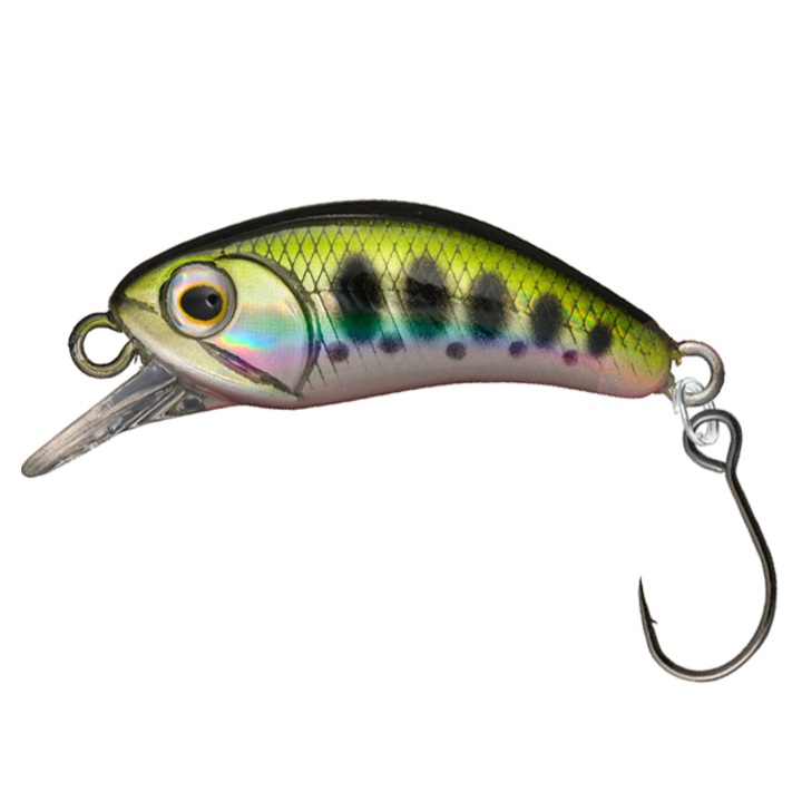 Vobler D-3 Dahlia 30SS 3cm 3,2g #4, pisztráng, domolykó vagy sügér horgászatához