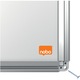 NOBO Premium Plus tábla, lakkozott acél, 120x120 cm, mágneses, markert és tálcát tartalmaz, fehér
