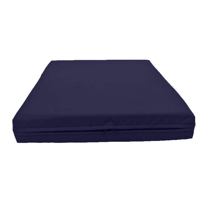 Saltea pentru exercitii la sol, aerobic, pilates, GOTOM, 200x100x10 cm bleumarin