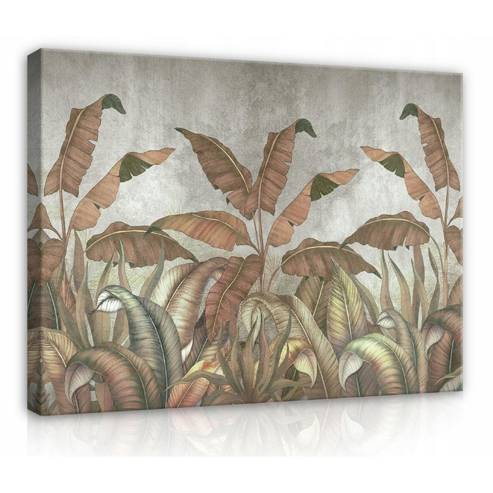 Tablou Canvas Frunze Plante Natura 60x40 cm, Modern, Design, Pentru Living Dormitor Camera De Zi, Creative Decor