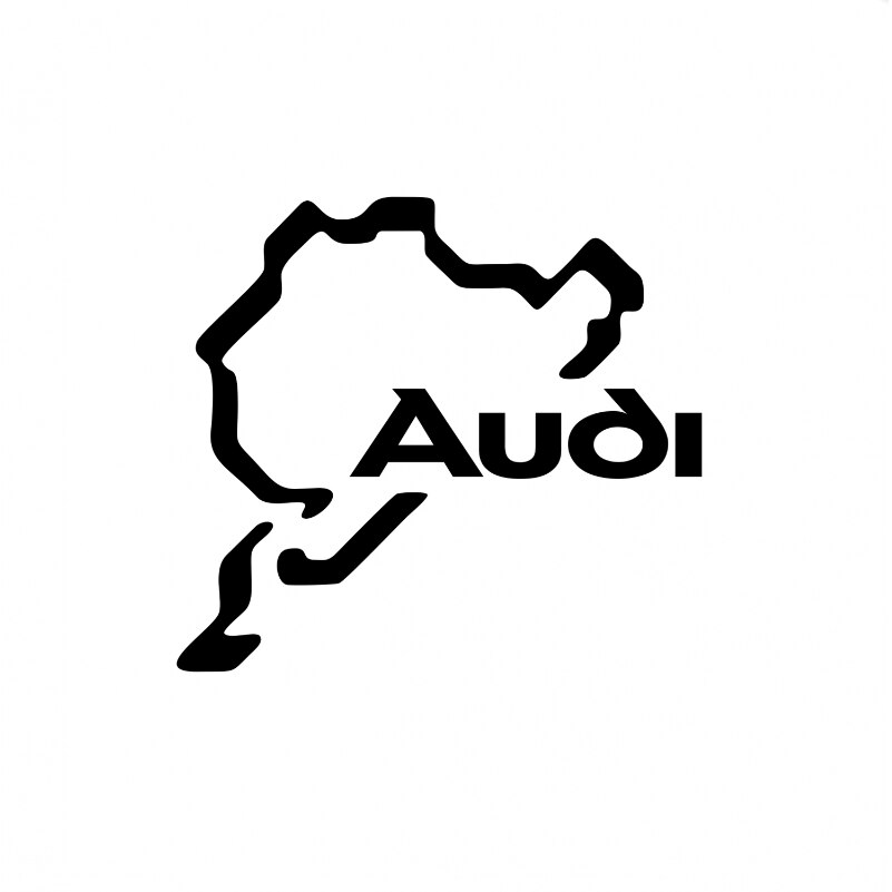 Стикер Audi Circuit 15 см, Creative Rey® - eMAG.bg