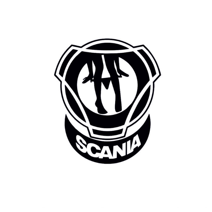 Стикер Scania Drop 50x42 см, Creative Rey®